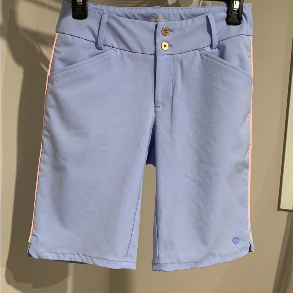 Lilly Pulitzer Luxletic Light Blue Shorts